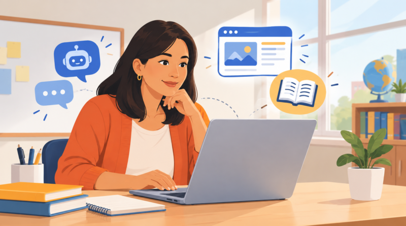 ChatGPT para docentes: sitio de aula creado con IA