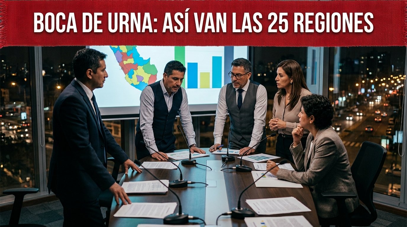Boca de Urna ERM 2026: Así Van Lima, Callao y las Regiones (Resultados Preliminares)